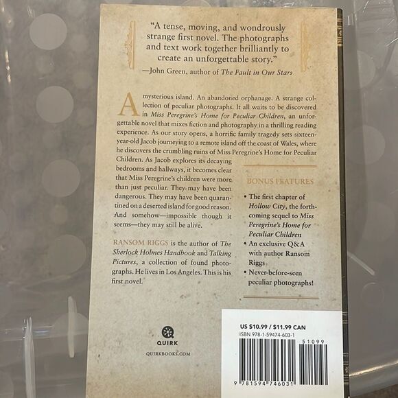 💋3 for $30 Sale💲 Miss Peregrine’s Home For Peculiar Children by Ransom Riggs - Picture 2 of 4